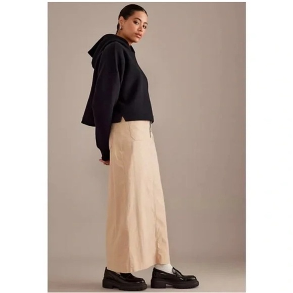 NWT Anthropologie Maeve Magic Fabric The Colette Maxi Skirt, XS 🟥 - Picture 2 of 11